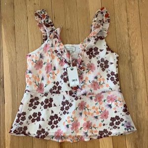 Lucky Brand floral top szS NWT